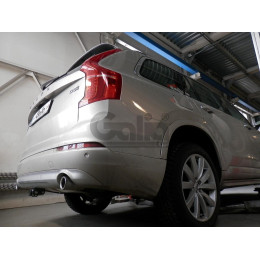 V083A GALIA Полностью оцинкованный фаркоп на Volvo XC90 2015-, Volvo XC60 2017-. Подрозетник убирается за бампер. Тип шара: A. Невидимый вырез бампера. Нагрузки: 