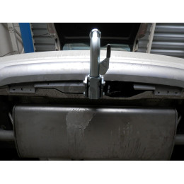 V083A GALIA Полностью оцинкованный фаркоп на Volvo XC90 2015-, Volvo XC60 2017-. Подрозетник убирается за бампер. Тип шара: A. Невидимый вырез бампера. Нагрузки: 