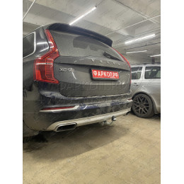 V083A GALIA Полностью оцинкованный фаркоп на Volvo XC90 2015-, Volvo XC60 2017-. Подрозетник убирается за бампер. Тип шара: A. Невидимый вырез бампера. Нагрузки: 