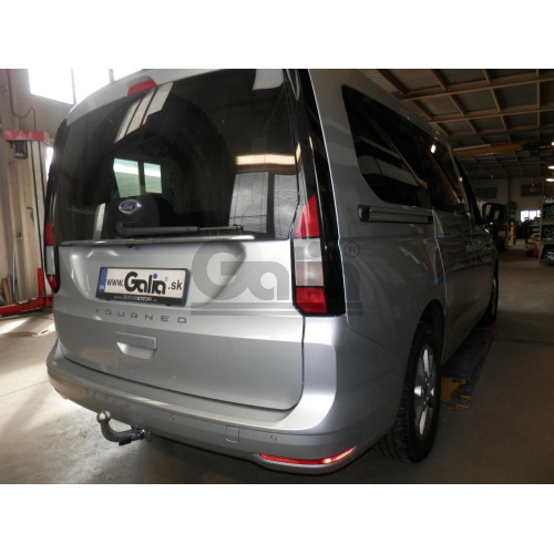 V090A GALIA Полностью оцинкованный фаркоп на Volkswagen Caddy 2020-, Ford Tourneo Connect 2022-, Ford Transit Connect 2022-. Тип шара: A. Установка без выреза бампера. Нагрузки: 1500/80 кг, масса фаркопа 15,72 кг