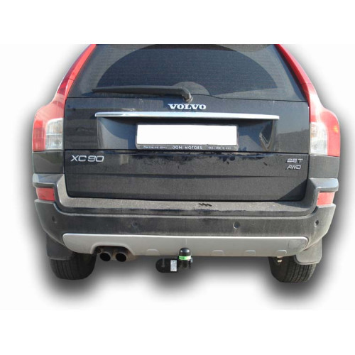 V203-A Лидер-плюс ТСУ для Volvo XC90 2006-2014 без снятия и выреза бампера. Нагрузки: 1500/75 кг, масса фаркопа 15,32 кг (без электрики в комплекте)