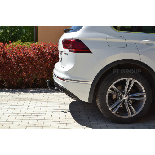 VTI-08-991422.00 PT GROUP Фаркоп на Skoda Kodiaq 2017-2023, 2023-, Volkswagen Tiguan 2007-2016, 2016-2024, Skoda Karoq 2017-. Необходима подрезка бампера. Тип шара: AV (вертикально-съемный с ключом). Нагрузки: 2500/100 кг, масса фаркопа 20 кг (без электри
