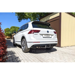VTI-08-991422.00 PT GROUP Фаркоп на Skoda Kodiaq 2017-2023, 2023-, Volkswagen Tiguan 2007-2016, 2016-2024, Skoda Karoq 2017-. Необходима подрезка бампера. Тип шара: AV (вертикально-съемный с кл