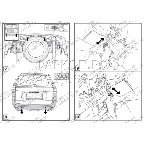 F.5714.003 BERG Фаркоп на Toyota Land Cruiser Prado 120 2002-2009, Prado 150 (кроме Black Onyx) 2009-2023, Lexus GX470 2003-2009, Lexus GX460 2009-2023. Требуется подрезка бампера. Тип шара: E. Нагрузки: 2200/120 кг, масса фаркопа 9,5 кг (без электрики в 