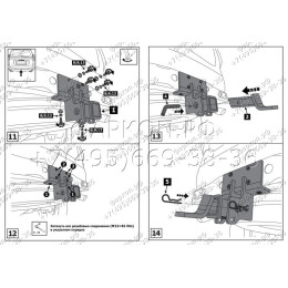 F.5714.003 BERG Фаркоп на Toyota Land Cruiser Prado 120 2002-2009, Prado 150 (кроме Black Onyx) 2009-2023, Lexus GX470 2003-2009, Lexus GX460 2009-2023. Требуется подрезка бампера. Тип шара: E. Нагрузки: