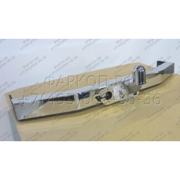 3090-FL ORIS Тюнинговый фаркоп с металлической накладкой на Toyota Land Cruiser Prado J150 2010-2023, Lexus GX460 2010-2014 без выреза в бампере. Тип шара: F. Нагрузки: 2000/120 кг