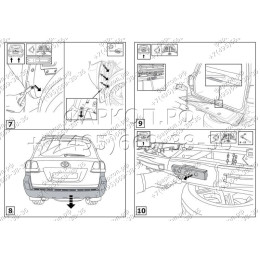 F.5713.006 BERG Фаркоп на Toyota Land Cruiser 200 (кроме Executive, TRD) 2007-2021, Lexus LX 2007-2022. Требуется подрезка бампера. Тип шара: E. Нагрузки: 1500/75 кг, масса фаркопа 12,5 к