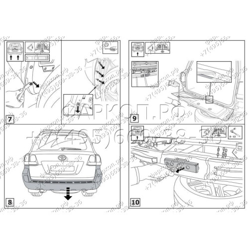 F.5713.006 BERG Фаркоп на Toyota Land Cruiser 200 (кроме Executive, TRD) 2007-2021, Lexus LX 2007-2022. Требуется подрезка бампера. Тип шара: E. Нагрузки: 1500/75 кг, масса фаркопа 12,5 кг (без электрики в комплекте)