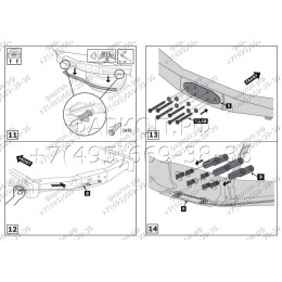 F.5713.006 BERG Фаркоп на Toyota Land Cruiser 200 (кроме Executive, TRD) 2007-2021, Lexus LX 2007-2022. Требуется подрезка бампера. Тип шара: E. Нагрузки: 1500/75 кг, масса фаркопа 12,5 к