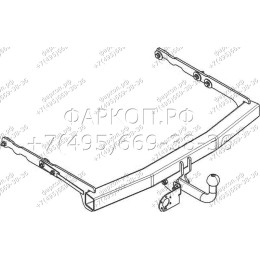 FD 23 AVTOS Фаркоп на Ford Mondeo седан/универсал 2007-2015 без подрезки бампера. Тип шара: A. Нагрузки: 1500/75 кг, масса фаркопа 16,5 кг (без электрики в комплек