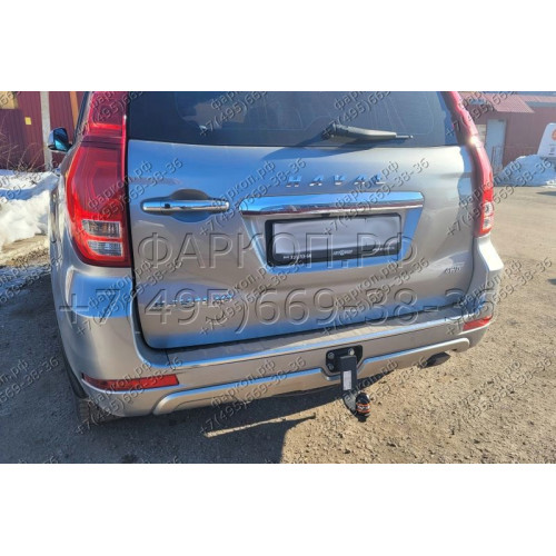HV 05 AVTOS Фаркоп на Haval H9 2017- без подрезки бампера, Tank 500 2022- (требуется подрезка бампера). Тип шара: E. Нагрузки: 2500/100 кг, масса фаркопа 4 кг (без электрики в комплекте)