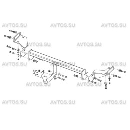 HY 28 AVTOS Фаркоп на Hyundai Tucson дорестайл 2015-2018 без подрезки бампера. Тип шара: A. Нагрузки: 2000/100 кг, масса фаркопа 17,5 кг (без электрики в комплекте)