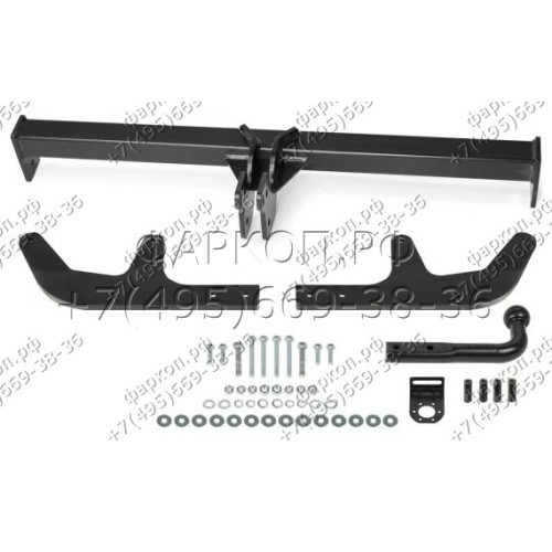 F.6011.003 BERG Фаркоп на Lada Largus 2012- без снятия и подрезки бампера. Тип шара: A. Нагрузки: 1300/75 кг, масса фаркопа 14,5 кг (без электрики в комплекте)