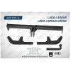 F.6011.003 BERG Фаркоп на Lada Largus 2012- без снятия и подрезки бампера. Тип шара: A. Нагрузки: 1300/75 кг, масса фаркопа 14,5 кг (без электрики в комплекте)