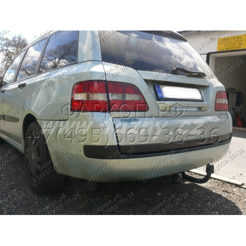 F-139 STEINHOF Фаркоп на FIAT Stilo Multiwagon 2002-2008. Требуется подрезка бампера. Тип шара: A. Нагрузки: 1500/85 кг, масса фаркопа 22,3 кг (без электрики в комплекте)