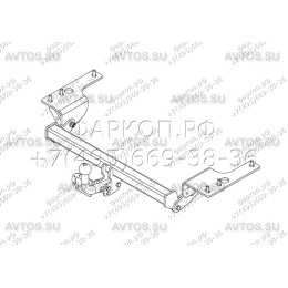 TY 37 AVTOS Фаркоп на Toyota Corolla седан 2013-2019 требуется подрезка бампера. Тип шара: A. Нагрузки: 1250/75 кг, масса фаркопа 15,5 кг (без электрики в комплекте)