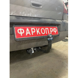 1420-A ORIS Фаркоп на Renault Megane Classic II седан 2003-2008/11, Megane II универсал 2003/9-2008 без выреза в бампере. Тип шара: A. Нагрузки: 1100/50 кг, масса фаркопа 20 кг (без 