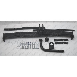 1420-A ORIS Фаркоп на Renault Megane Classic II седан 2003-2008/11, Megane II универсал 2003/9-2008 без выреза в бампере. Тип шара: A. Нагрузки: 1100/50 кг, масса фаркопа 20 кг (без 