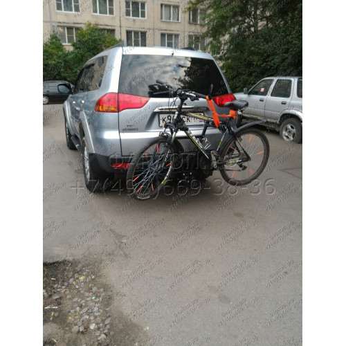 4166-A ORIS Фаркоп на Mitsubishi Pajero Sport 2 2008-2016, Mitsubishi Pajero Sport 3 2016-2021 без выреза в бампере. Тип шара: A. Нагрузки: 2500/100 кг, масса фаркопа 20,5 кг (без электрики в комплекте)