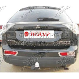 7140 Трейлер Фаркоп для Mitsubishi Outlander 2012-2022. Требуется подрезка бампера. Тип шара: A. Нагрузки: 1200/60 кг, масса фаркопа 18,7 кг (без электрики в компле