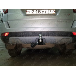 FA 0853-E Бизон Фаркоп на Great Wall Hover H3 New 2014-2016, кроме дизельного. Требуется подрезка бампера. Тип шара: E (легкосъемный шар под квадрат). Нагрузки: 28