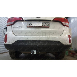 H224-A Лидер-плюс ТСУ для Hyundai Santa Fe 2012-2018, Hyundai Grand Santa Fe 2014-2018, Kia Sorento 4 XM FL 2012-2020, кроме Prime. Требуется подрезка бампера. Нагрузки: 1300/75 кг, масса фарк