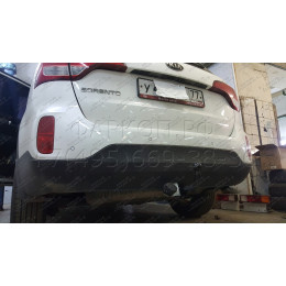 H224-A Лидер-плюс ТСУ для Hyundai Santa Fe 2012-2018, Hyundai Grand Santa Fe 2014-2018, Kia Sorento 4 XM FL 2012-2020, кроме Prime. Требуется подрезка бампера. Нагрузки: 1300/75 кг, масса фарк