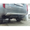 4166-A ORIS Фаркоп на Mitsubishi Pajero Sport 2 2008-2016, Mitsubishi Pajero Sport 3 2016-2021 без выреза в бампере. Тип шара: A. Нагрузки: 2500/100 кг, масса фаркопа 20,5 кг (без электрики в комплекте)