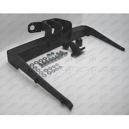 2182-F ORIS Фаркоп на Volkswagen Transporter T5 фургон 2003-2015, T6 2015-2024, Volswagen Caravelle T5 2003-2015, T6 2015-2024, Volswagen Multivan T5 2003-2015, T6 2015-2024 без выреза в бампере. Не рекомендуем 