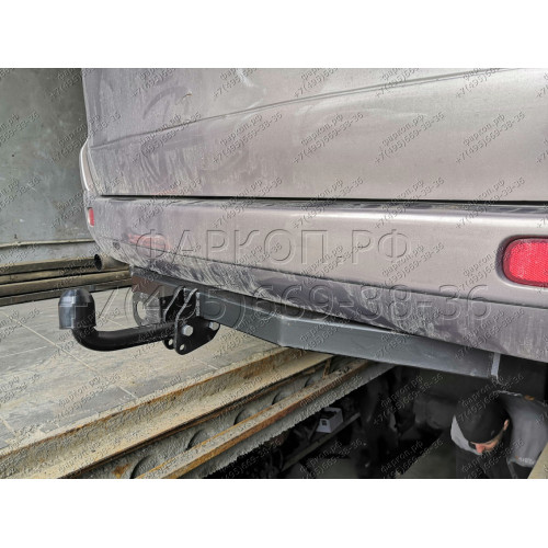 H.T62.A HALTY Фаркоп на Toyota Lite Ace Noah 1996-2001, Toyota Town Ace Noah 1996-2001, Toyota Lite Ace 1996-2007, Toyota Town Ace 1996-2007, в т.ч. Field Tourer, кроме Road Tourer, Daihatsu Delta 1996-2001 без подрезки бампера. Тип шара: A. Нагрузки: 750