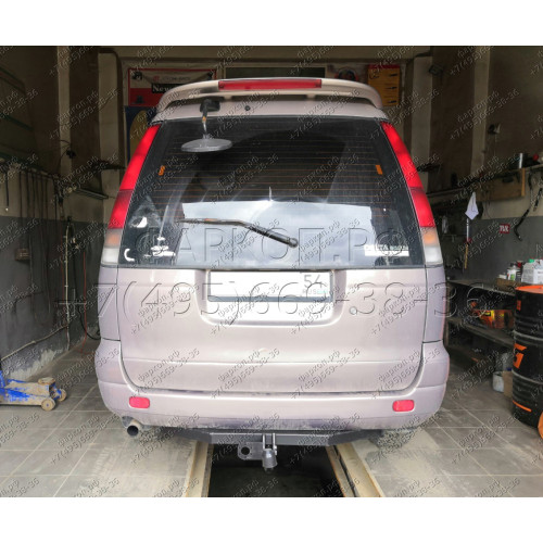 H.T62.A HALTY Фаркоп на Toyota Lite Ace Noah 1996-2001, Toyota Town Ace Noah 1996-2001, Toyota Lite Ace 1996-2007, Toyota Town Ace 1996-2007, в т.ч. Field Tourer, кроме Road Tourer, Daihatsu Delta 1996-2001 без подрезки бампера. Тип шара: A. Нагрузки: 750