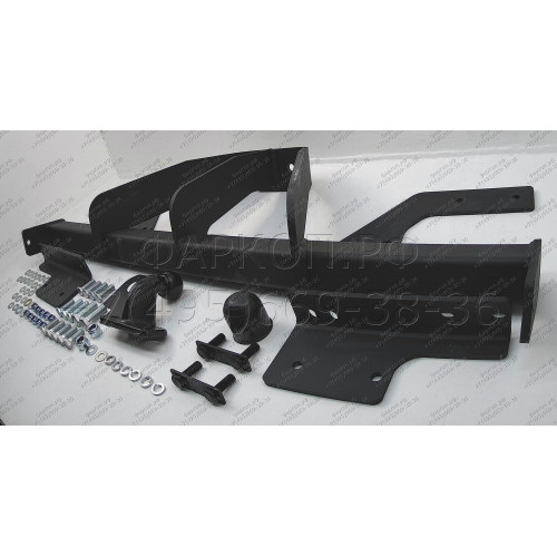 3093-F ORIS Фаркоп на Sollers ST8 2024-, Sollers ST6 2023-, JAC T8 Pro 2023-, Toyota Hilux (без отбойного бруса) 2015-, JAC T6 2019-, JAC T8 2019- без снятия и подрезки бампера. Тип шара: F. Нагрузки: 2950/120 кг, масса фаркопа 27,1 кг (без электрики в ко