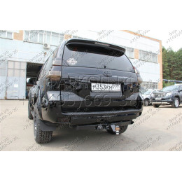 FA 0602-E Бизон Фаркоп на Toyota Land Cruiser Prado 150 2009-2023, Toyota Land Cruiser Prado 120 2002-2010 без подрезки бампера. Тип шара: E (легкосъемный шар под квадрат). Нагрузки: 3