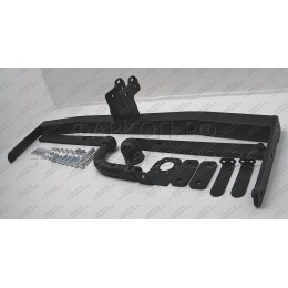 3945-A ORIS Фаркоп на Ford Fiesta хетчбек 2002-2008, Fusion 2002-2012. Необходима подрезка бампера. Тип шара: A. Нагрузки: 1150/50 кг, масса фаркопа 14,5 кг (без электрики 
