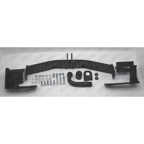 4166-A ORIS Фаркоп на Mitsubishi Pajero Sport 2 2008-2016, Mitsubishi Pajero Sport 3 2016-2021 без выреза в бампере. Тип шара: A. Нагрузки: 2500/100 кг, масса фаркопа 20,5 кг (без электрики в комплекте)