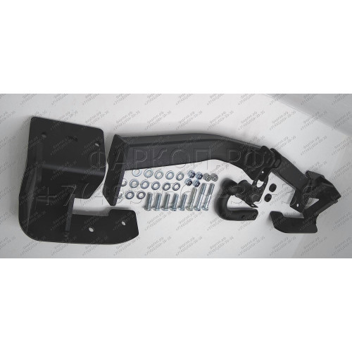 4166-A ORIS Фаркоп на Mitsubishi Pajero Sport 2 2008-2016, Mitsubishi Pajero Sport 3 2016-2021 без выреза в бампере. Тип шара: A. Нагрузки: 2500/100 кг, масса фаркопа 20,5 кг (без электрики в комплекте)