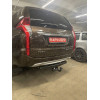 4166-A ORIS Фаркоп на Mitsubishi Pajero Sport 2 2008-2016, Mitsubishi Pajero Sport 3 2016-2021 без выреза в бампере. Тип шара: A. Нагрузки: 2500/100 кг, масса фаркопа 20,5 кг (без электрики в комплекте)