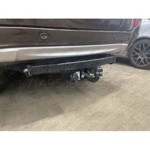 4166-A ORIS Фаркоп на Mitsubishi Pajero Sport 2 2008-2016, Mitsubishi Pajero Sport 3 2016-2021 без выреза в бампере. Тип шара: A. Нагрузки: 2500/100 кг, масса фаркопа 20,5 кг (без электрики в комплекте)