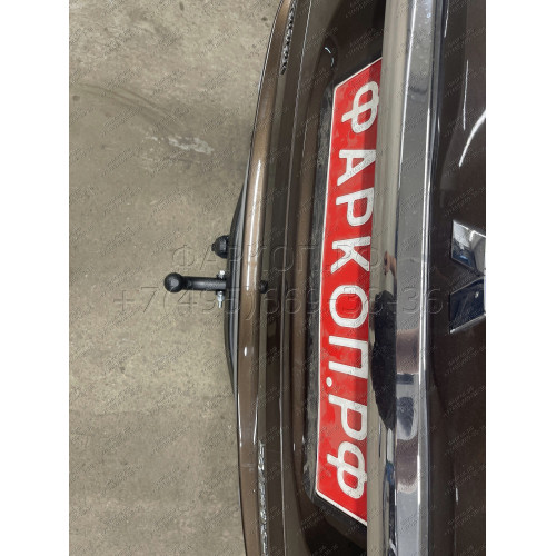 4166-A ORIS Фаркоп на Mitsubishi Pajero Sport 2 2008-2016, Mitsubishi Pajero Sport 3 2016-2021 без выреза в бампере. Тип шара: A. Нагрузки: 2500/100 кг, масса фаркопа 20,5 кг (без электрики в комплекте)