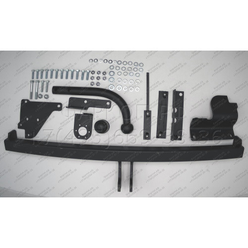 4357-A ORIS Фаркоп на Nissan Qashqai 2007-2014, в т.ч. Qashqai+2. Необходима подрезка бампера. Тип шара: A. Нагрузки: 1100/50 кг, масса фаркопа 18,2 кг (без электрики в комплекте)