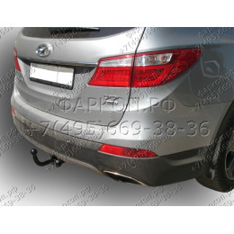 H224-A Лидер-плюс ТСУ для Hyundai Santa Fe 2012-2018, Hyundai Grand Santa Fe 2014-2018, Kia Sorento 4 XM FL 2012-2020, кроме Prime. Требуется подрезка бампера. Нагрузки: 1300/75 кг, масса фарк