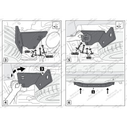 F.5714.002 BERG Фаркоп с нержавеющей накладкой на Toyota Land Cruiser Prado 120 2002-2009, Prado 150 (кроме Black Onyx) 2009-2023, Lexus GX470 2003-2009, Lexus GX460 2009-2023 без снятия и подрезки ба