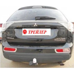 7140 Трейлер Фаркоп для Mitsubishi Outlander 2012-2022. Требуется подрезка бампера. Тип шара: A. Нагрузки: 1200/60 кг, масса фаркопа 18,7 кг (без электрики в компле