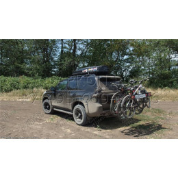 FA 0602-E Бизон Фаркоп на Toyota Land Cruiser Prado 150 2009-2023, Toyota Land Cruiser Prado 120 2002-2010 без подрезки бампера. Тип шара: E (легкосъемный шар под квадрат). Нагрузки: 3