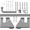 90901-A MOTODOR Фаркоп с оцинкованным шаром на Hyundai Tucson 2004-2010, Kia Sportage 2004-2010. Необходима подрезка бампера. Тип шара: A. Нагрузки: 1200/75 кг, масса фаркопа 17,6 кг (без электрики в комплекте)