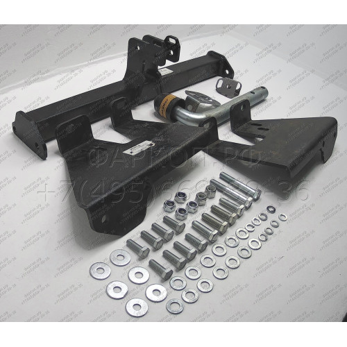 90901-A MOTODOR Фаркоп с оцинкованным шаром на Hyundai Tucson 2004-2010, Kia Sportage 2004-2010. Необходима подрезка бампера. Тип шара: A. Нагрузки: 1200/75 кг, масса фаркопа 17,6 кг (без электрики в комплекте)