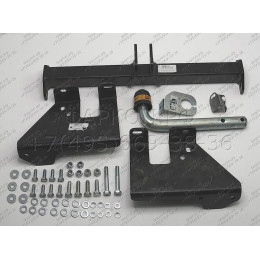 90901-A MOTODOR Фаркоп с оцинкованным шаром на Hyundai Tucson 2004-2010, Kia Sportage 2004-2010. Необходима подрезка бампера. Тип шара: A. Нагрузки: 1200/75 кг, масса фаркопа 