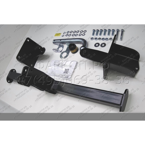91207-A MOTODOR Фаркоп с оцинкованным шаром на Mercedes GLE-Class w167 2019-, Mercedes GLS-Class x167 2019-. Невидимый вырез в бампере. Тип шара: A. Нагрузки 2000/100 кг, масса фаркопа 24,4 кг (без электрики в комплекте)