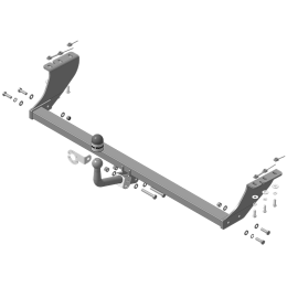 92520-A MOTODOR Фаркоп с оцинкованным шаром на Toyota Voxy 2014-2021, Toyota Noah 2014-2021, Toyota Esquire 2014-2022 без подрезки бампера. Тип шара: A. Нагрузки 1500/75 кг, масса фарк