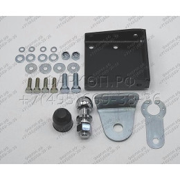 92709-FE MOTODOR Фаркоп с оцинкованным шаром на Volkswagen Amarok 2010-2022 без выреза в бампере. Тип шара: FE. Нагрузки: 2000/100 кг, масса фаркопа 6 кг (без электрики 